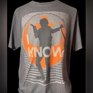 Vintage Star Wars “I know” Graphic Tee By Disney Parks x Hanes - Size XL